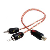 STINGER CABLE RCA “ Y “ 4000 1 HEMBRA 2 MACHOS TWISTED/DOBLE CORAZA PROTEC · imagen 1